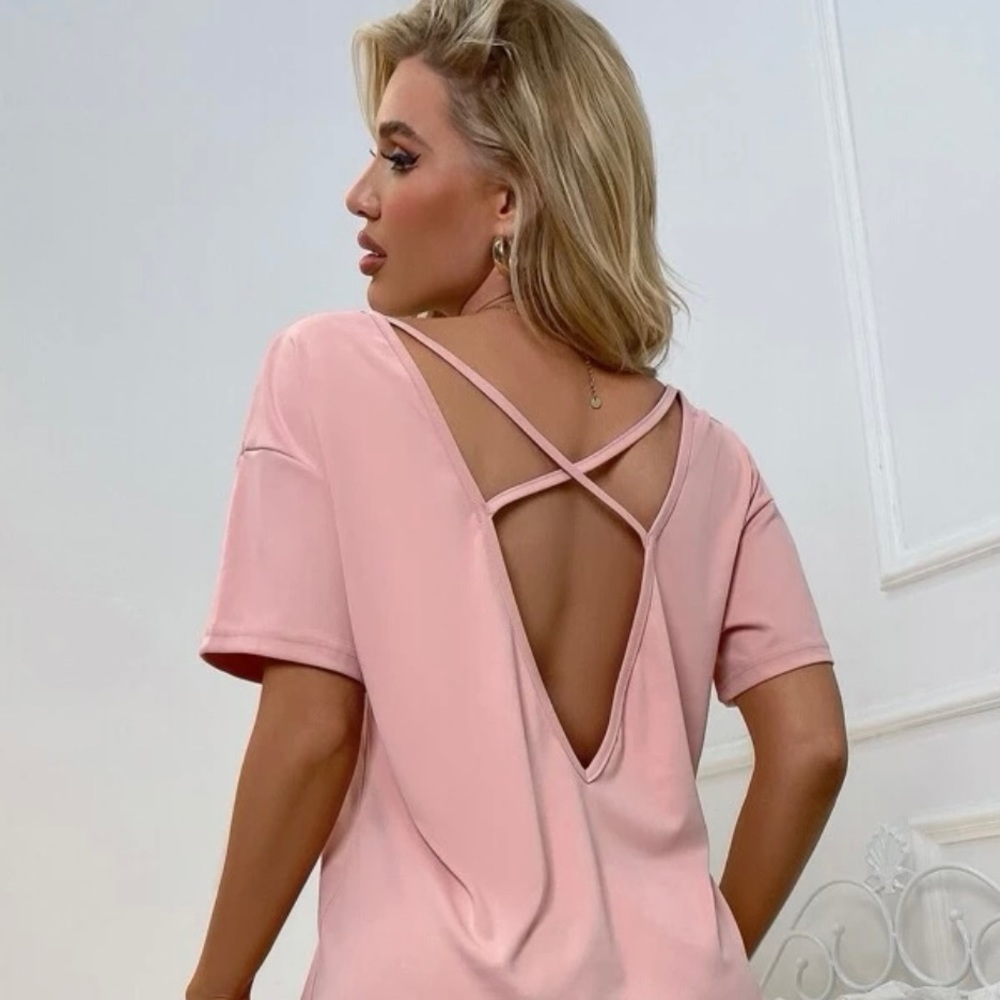 SHEIN ~ Pink Pajama Dress
